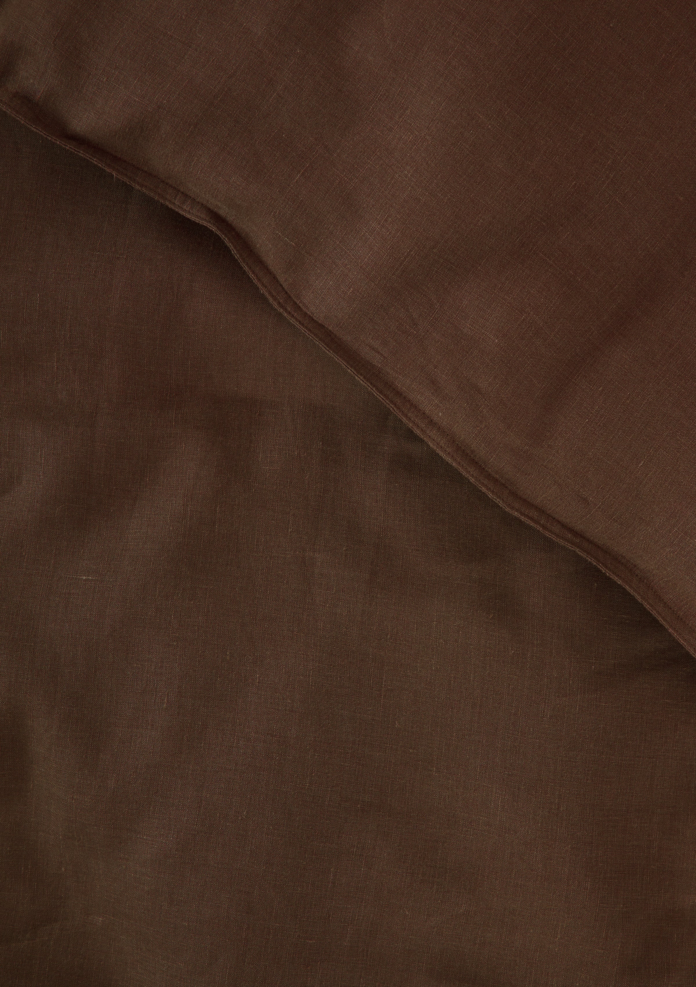 Loft Linen Duvet Cover Set in Cocoa | Cocoa-4