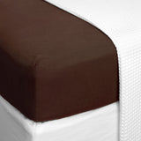 Loft Linen Fitted Sheet in Cocoa | Cocoa-1