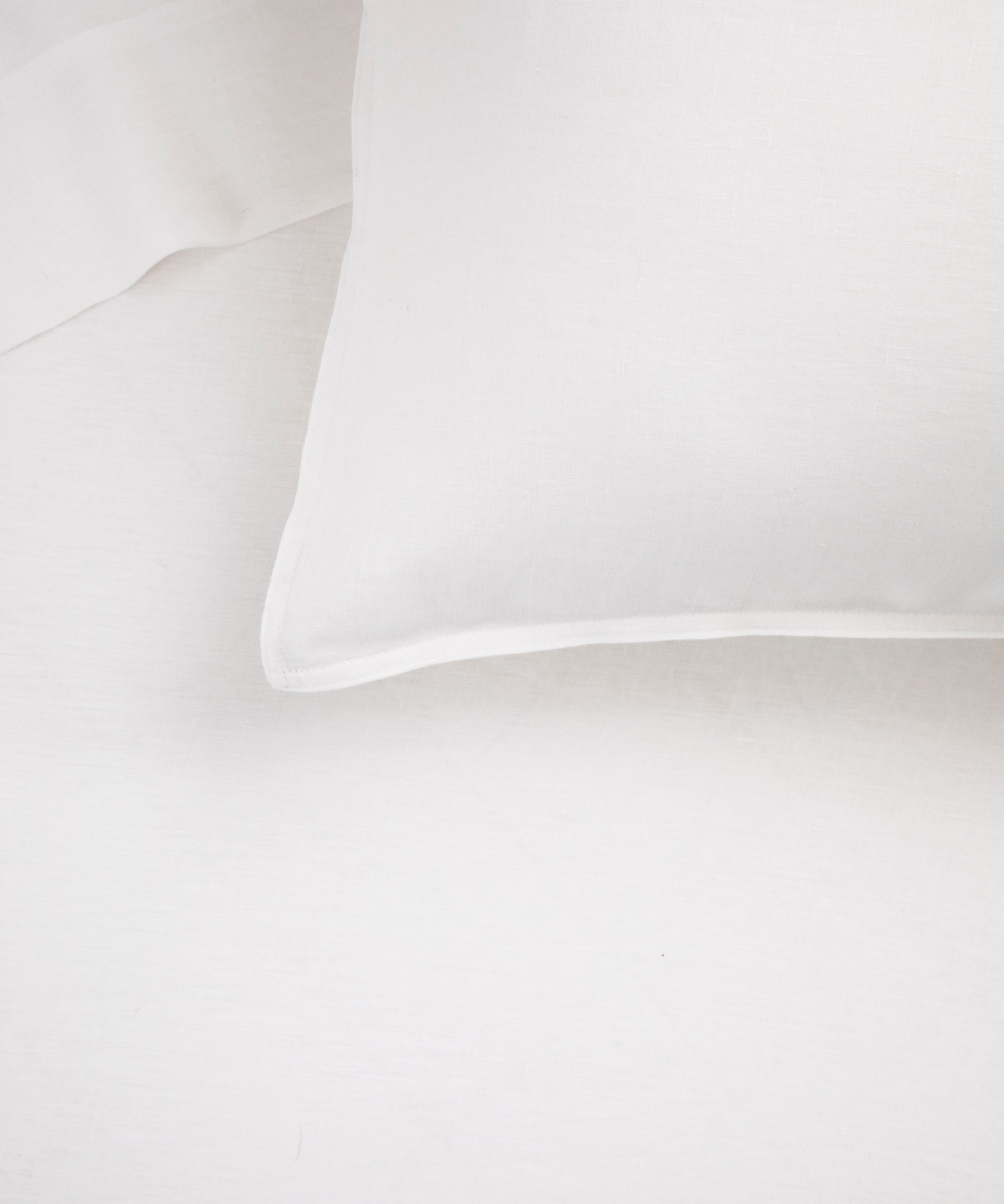 Loft Linen Flat Sheet | White-2