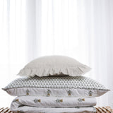 Loft Linen Frill Cushion Cover | Natural-2