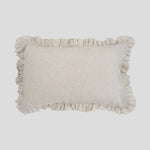 Loft Linen Frill Pillowcase Set | Natural-1