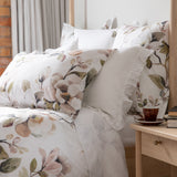 Loft Linen Frill Pillowcase Set | White-5
