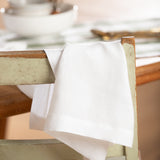 Loft Linen Napkin Set of 4 | White-3