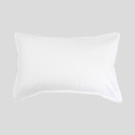 Loft Linen Standard Pillowcase Set | White-1