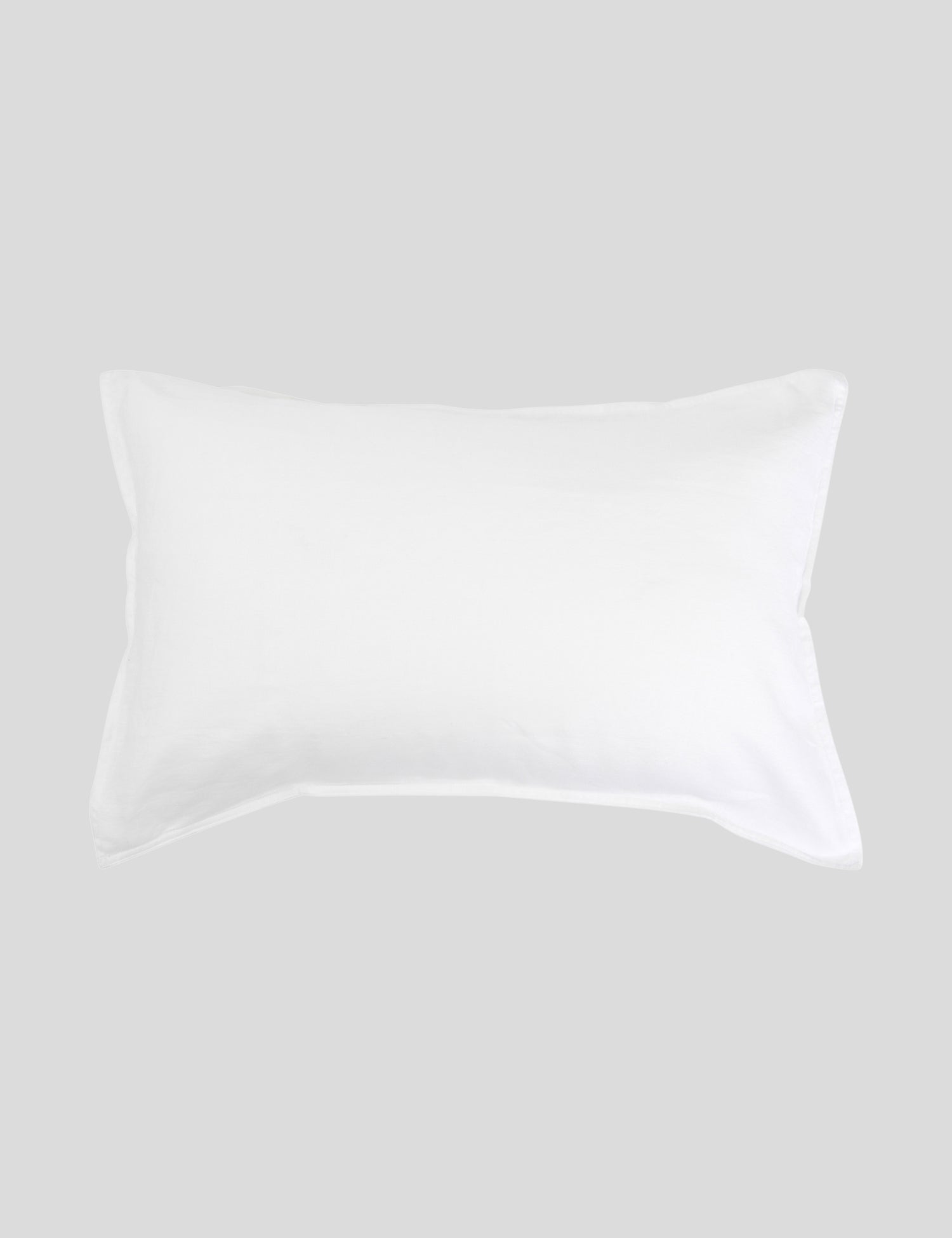 Loft Linen Standard Pillowcase Set | White-1