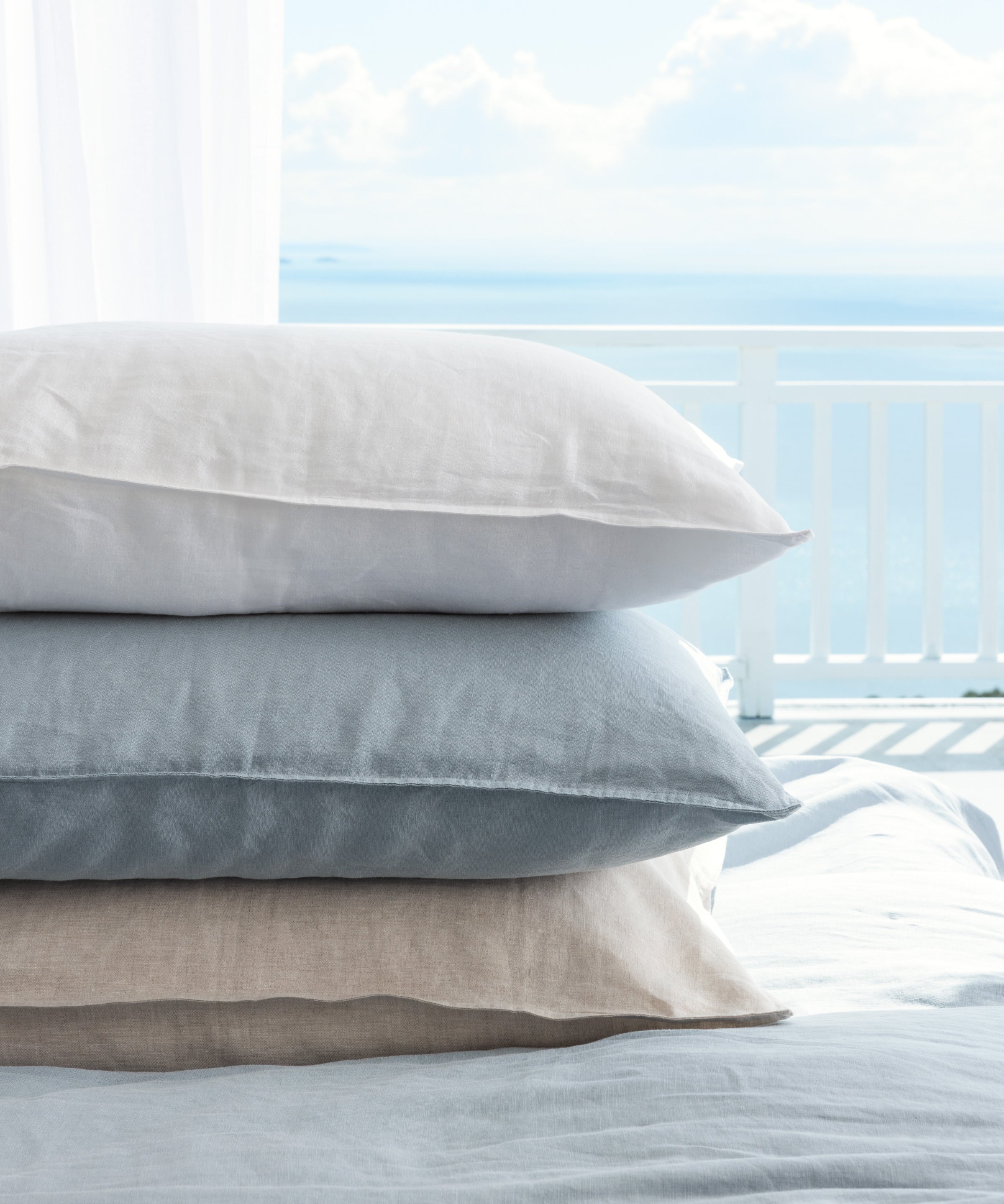 Loft Linen Standard Pillowcase Set in Natural | Natural-2