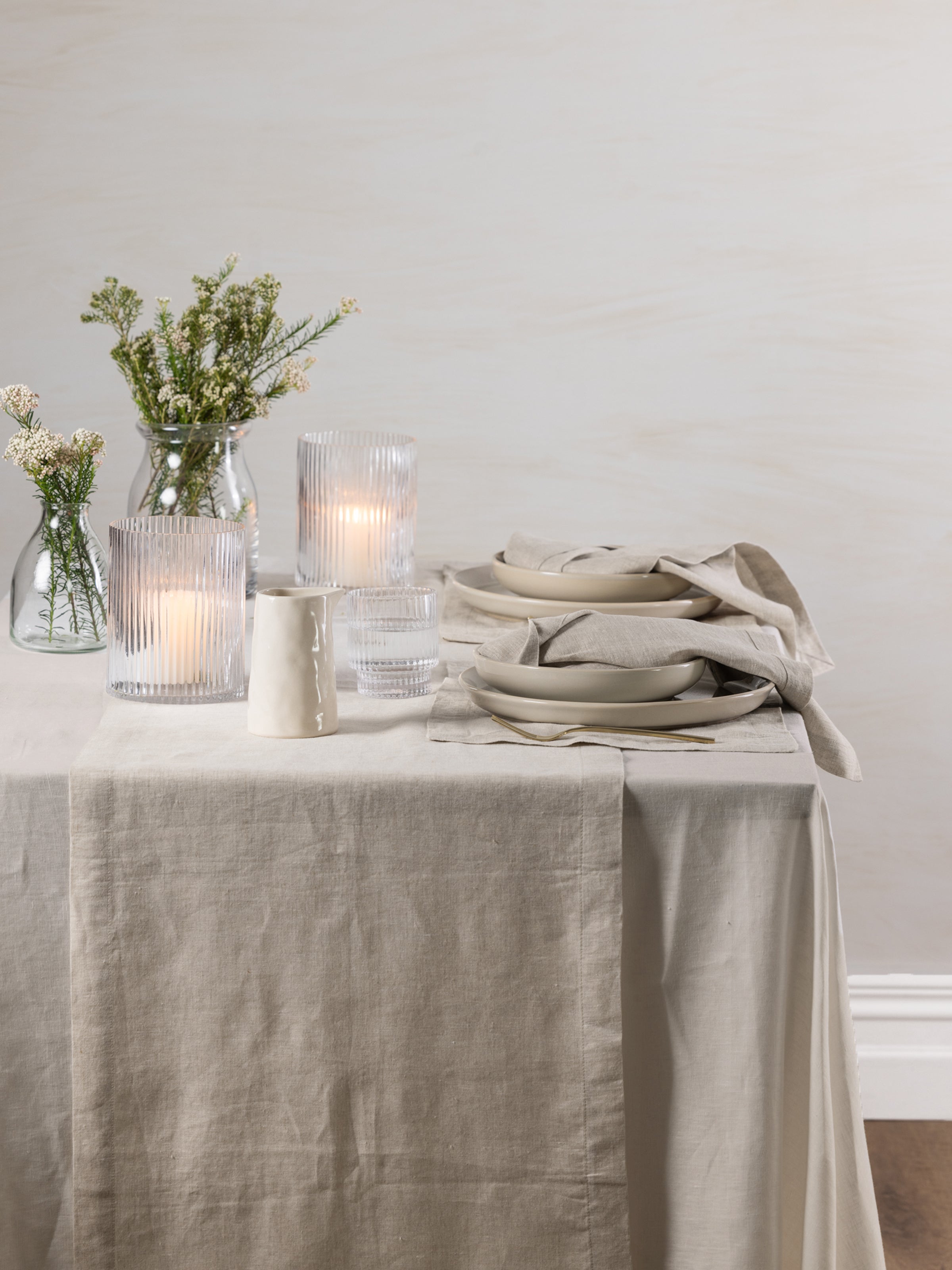 Loft Linen Table Runner | Natural-2