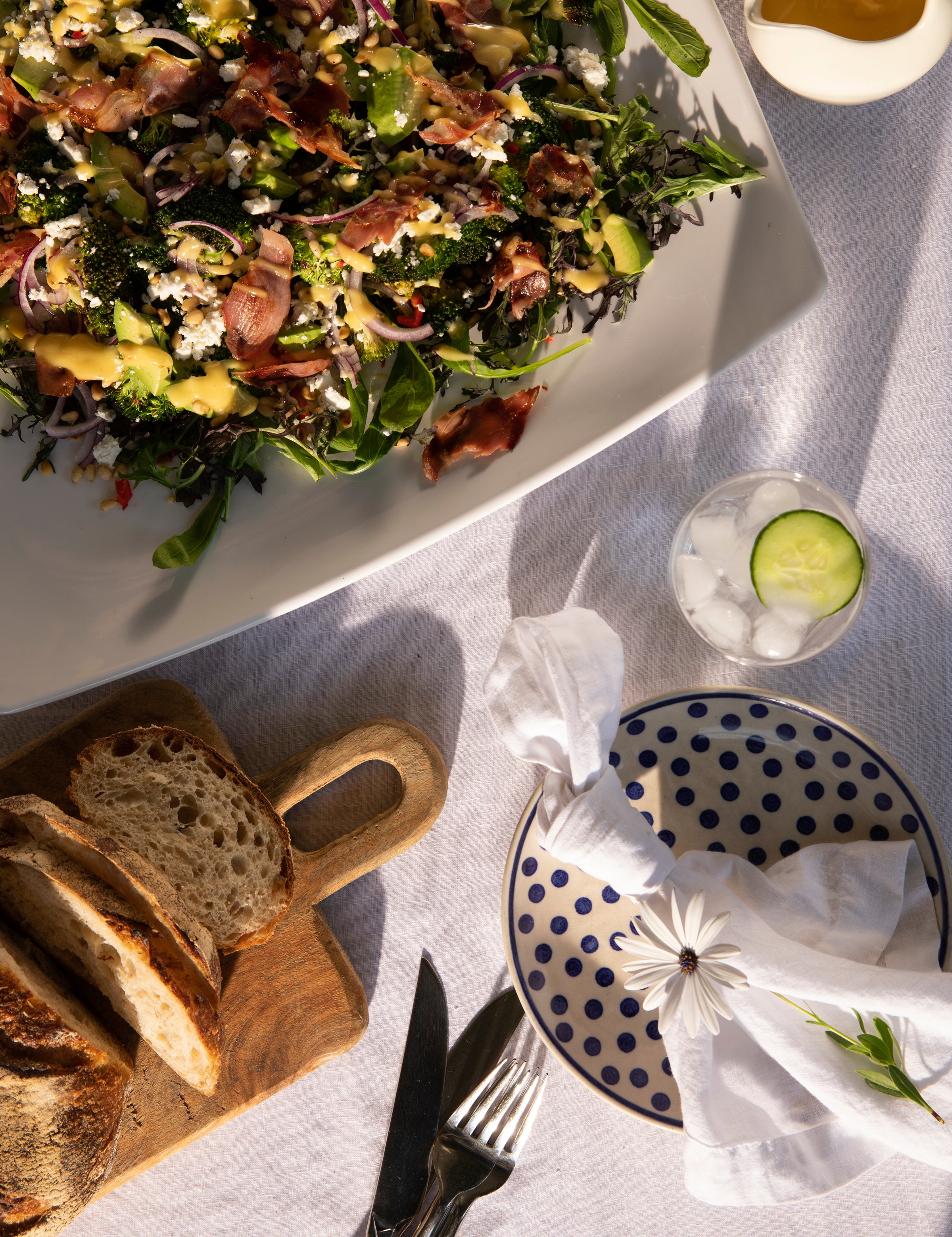 Loft Linen Tablecloth | White-3