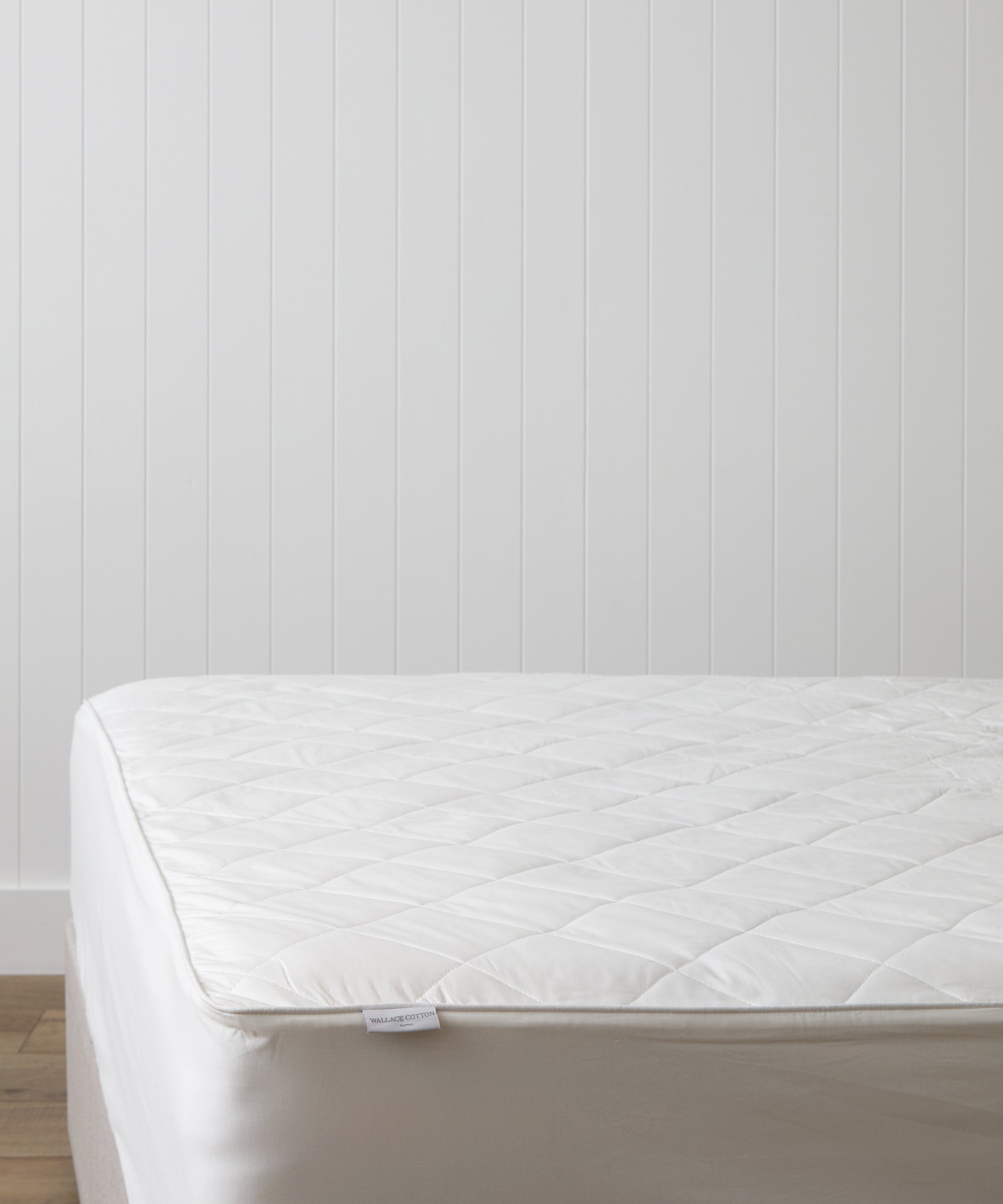 Long Single Mattress Protector | White-1
