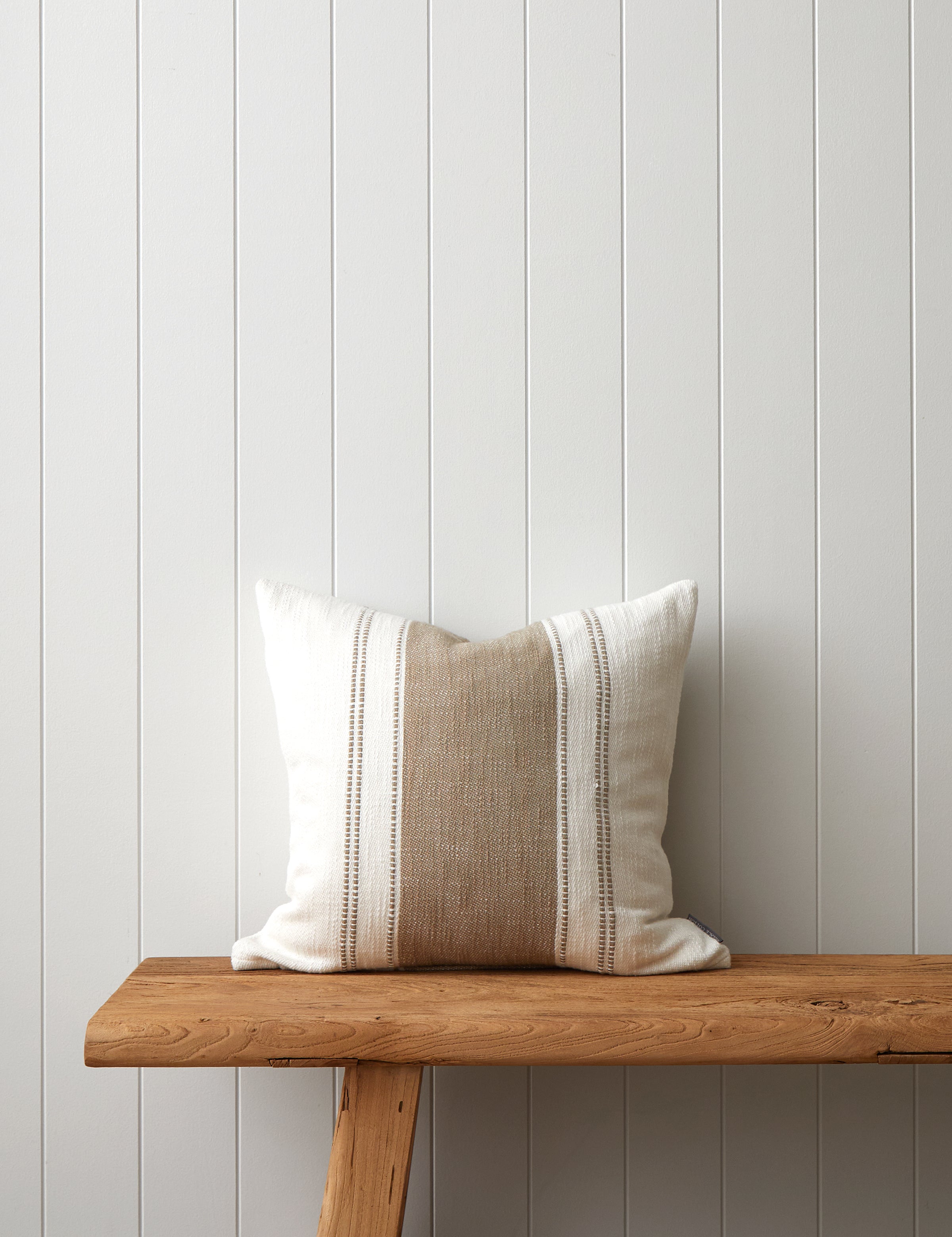 Loom Square Cushion Cover | Natural-1