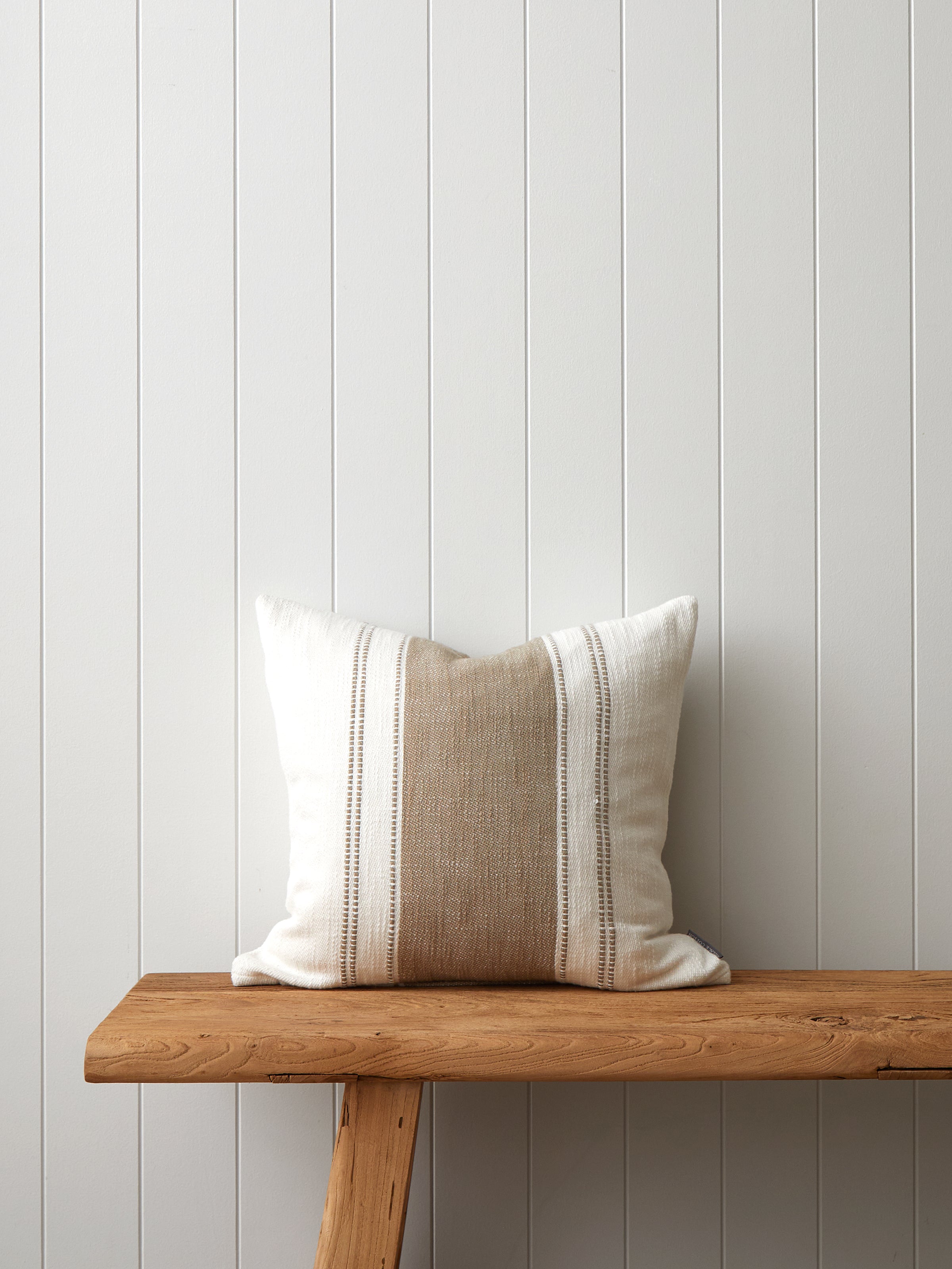 Loom Square Cushion Cover | Natural-1