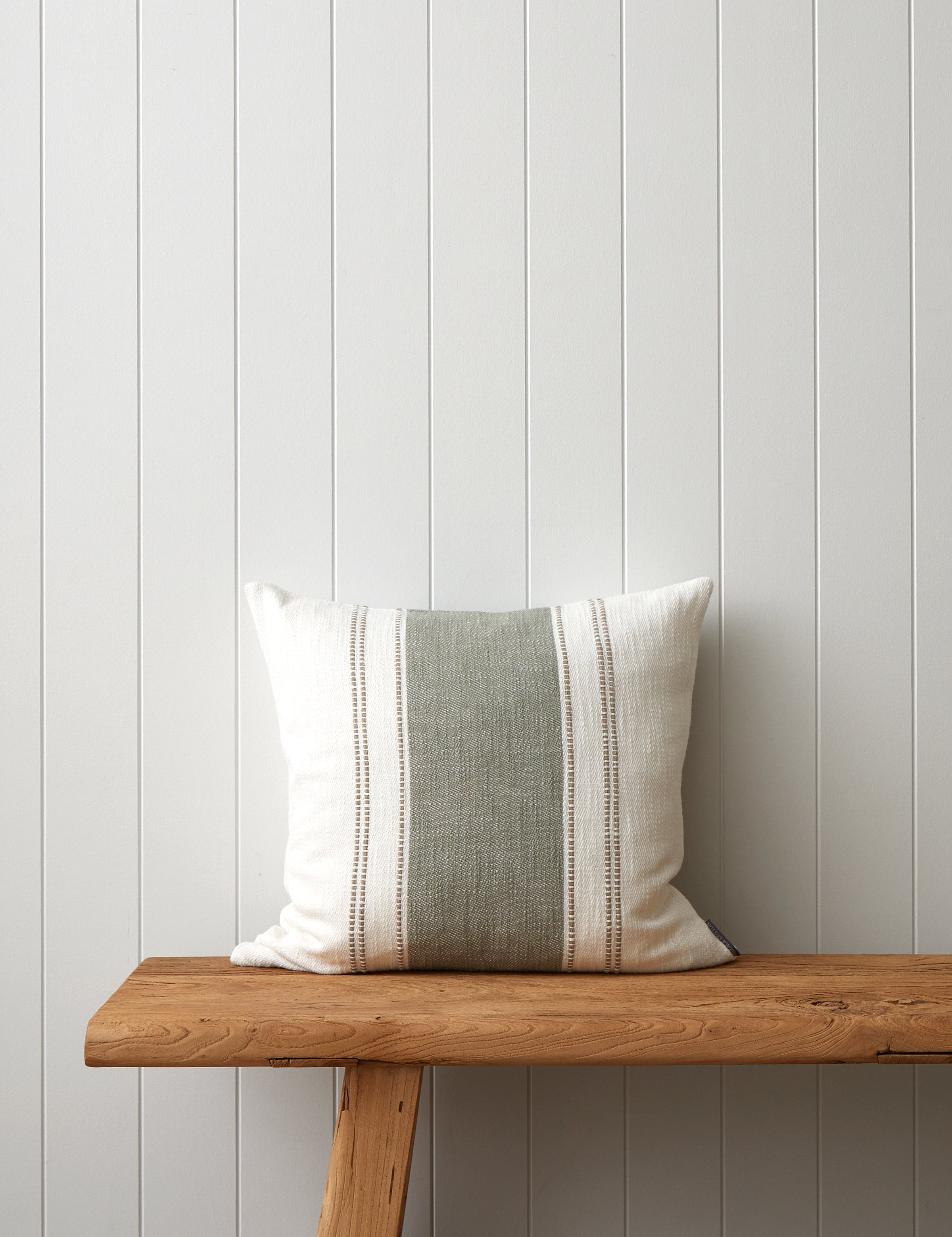 Loom Square Cushion Cover | Sage-1