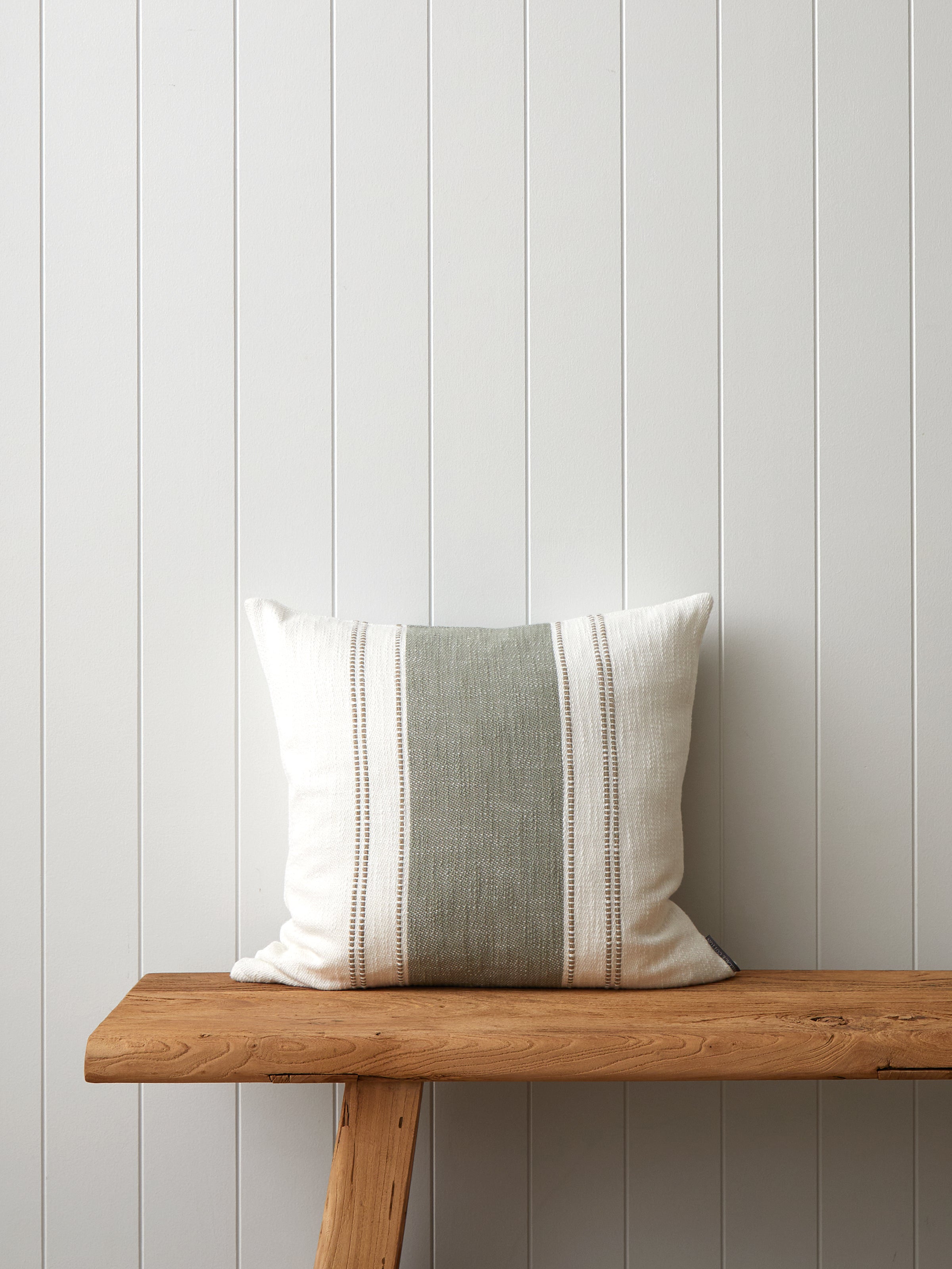 Loom Square Cushion Cover | Sage-1
