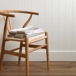 Luca Muslin Blanket | Natural Stripe-1