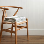 Luca Muslin Blanket | Sage Stripe-1