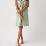Lucie Nightie | Green Gingham-1