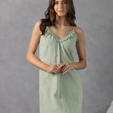 Lucie Nightie | Green Gingham-3