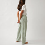 Lucie PJ Pants | Green Gingham-4