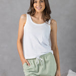 Lucie Sleep Shorts | Green Gingham-3