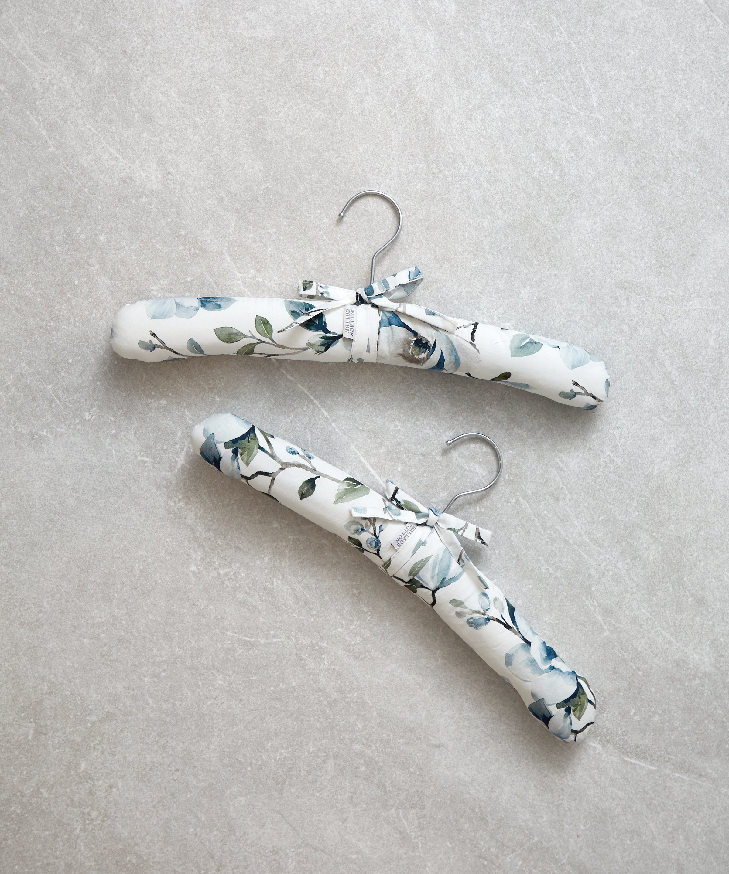 Magalie Coat Hanger Set | Blue Floral-1