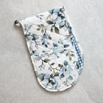 Magalie Double Oven Glove | Blue Multi-1