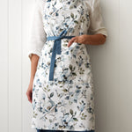 Magalie Everyday Apron | Blue Floral-1