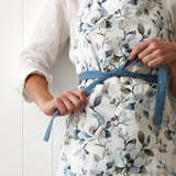 Magalie Everyday Apron | Blue Floral-2