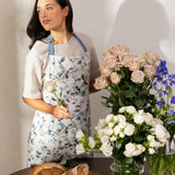 Magalie Everyday Apron | Blue Floral-3