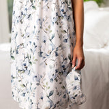 Magalie Eye Mask | Blue Floral-3
