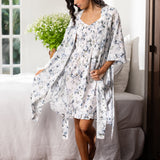 Magalie Nightie | Blue Floral-3