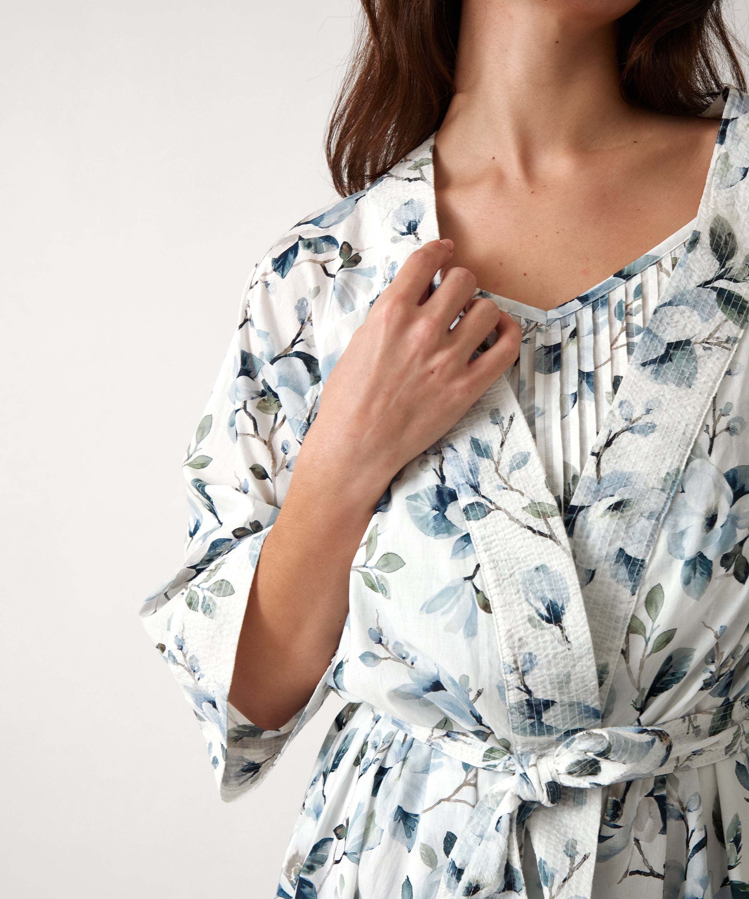 Magalie Robe | Blue Floral-2
