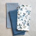 Magalie Tea Towel Set of 3 | Blue Multi-1