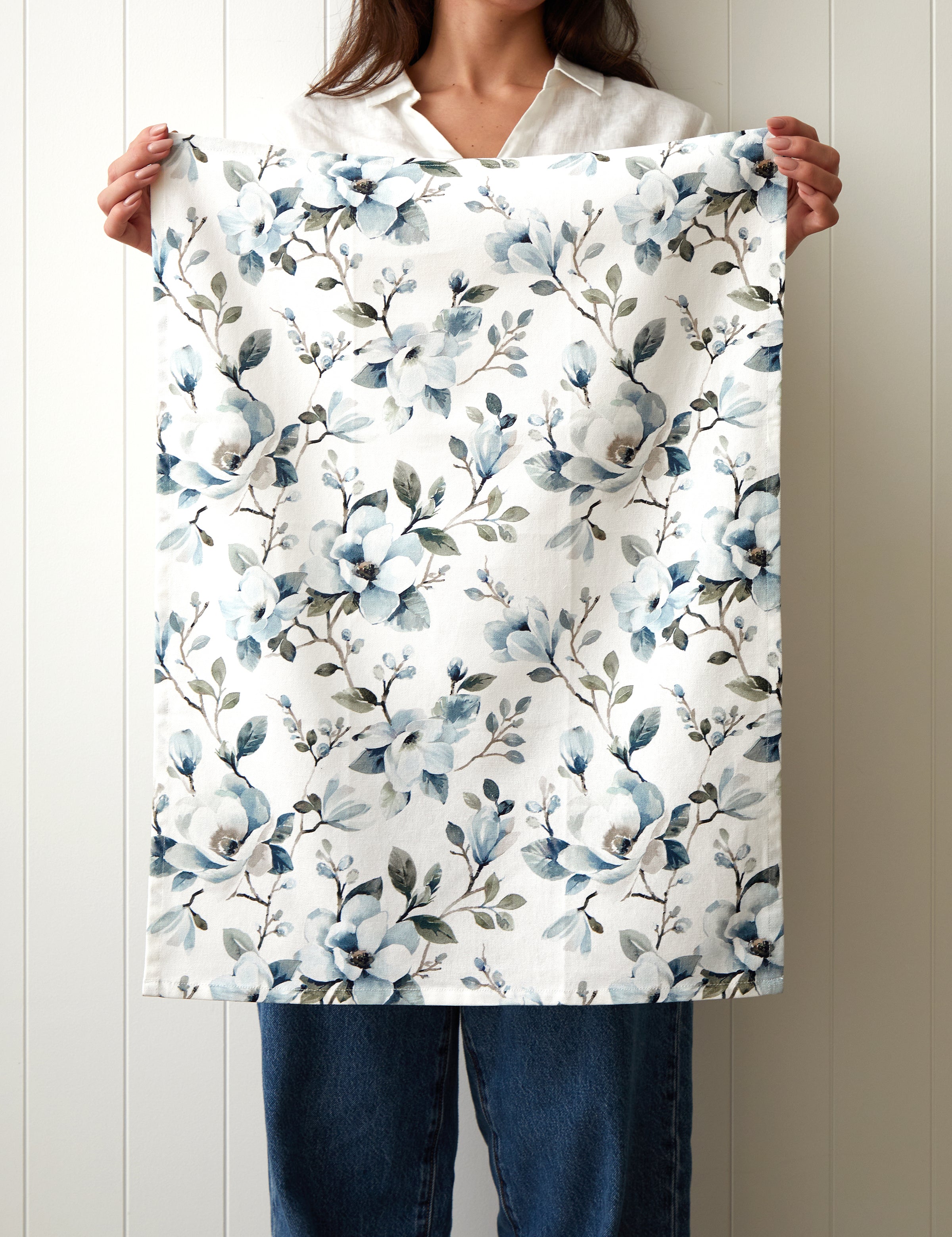 Magalie Tea Towel Set of 3 | Blue Multi-2