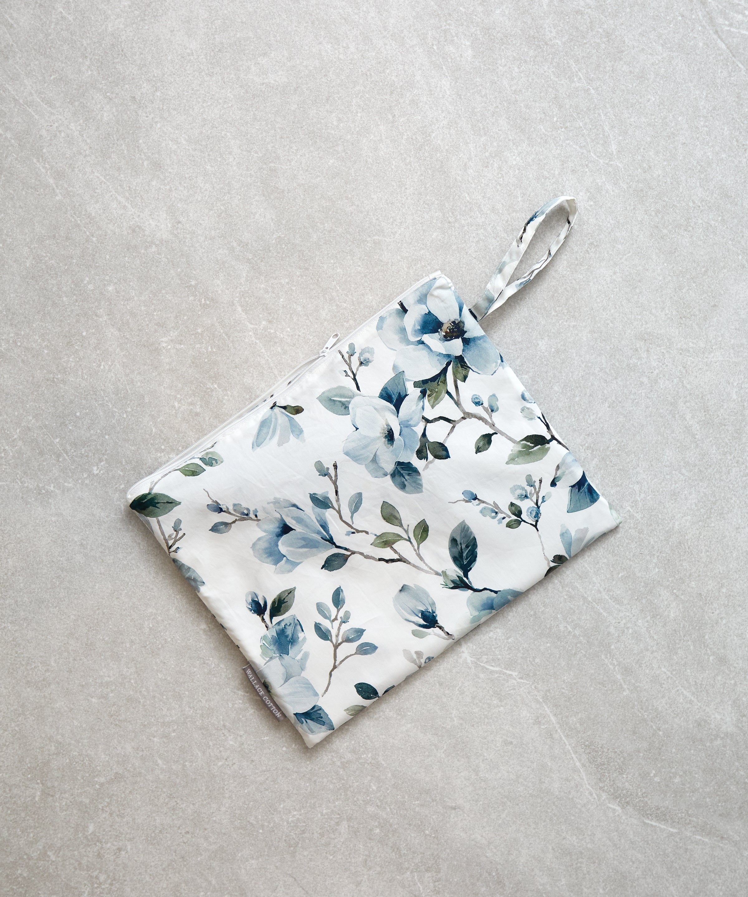 Magalie Wet Bag | Blue Floral-1