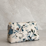 Magnolia Large Bath Bag | Blue Floral-1