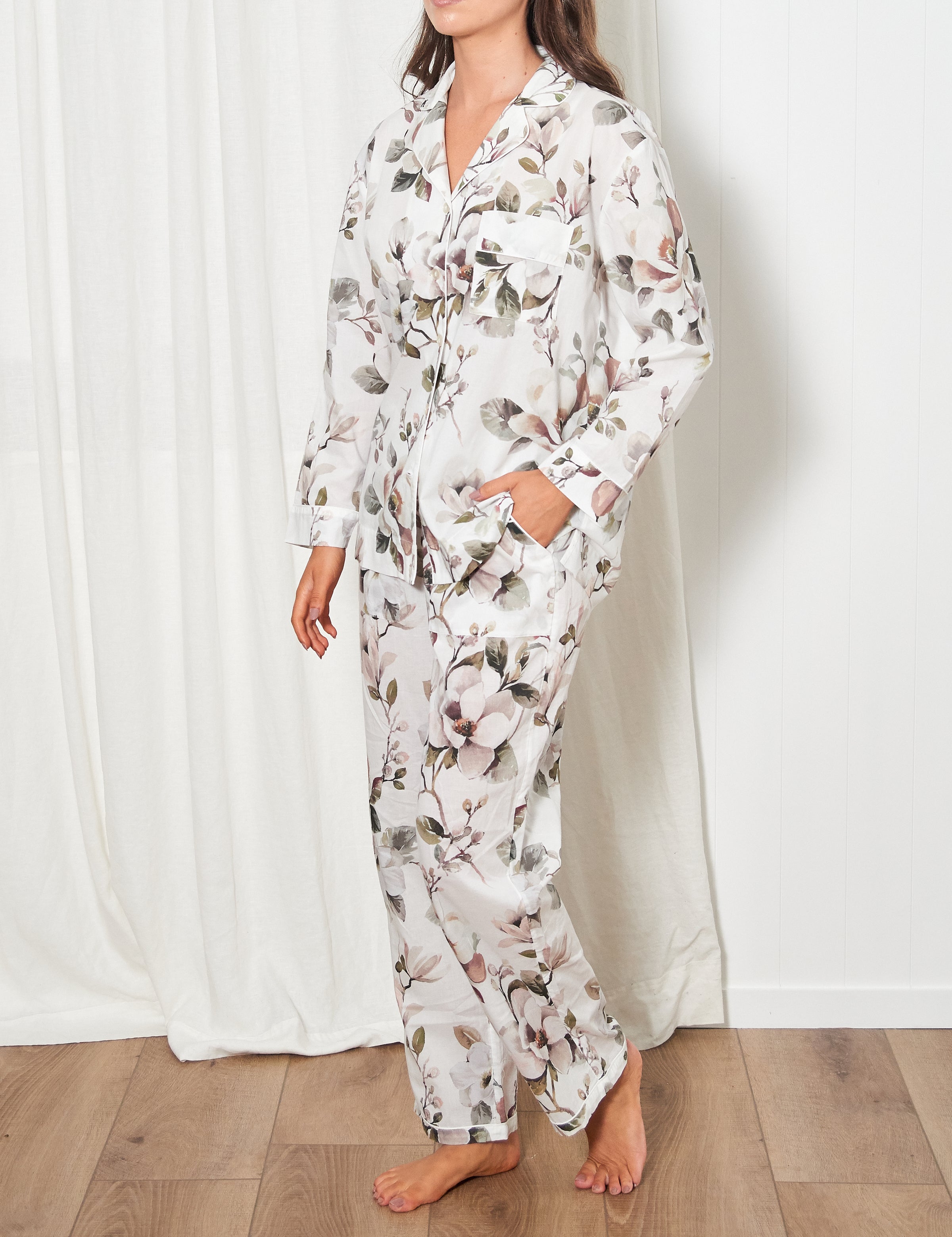 Magnolia PJ Shirt | Floral-1