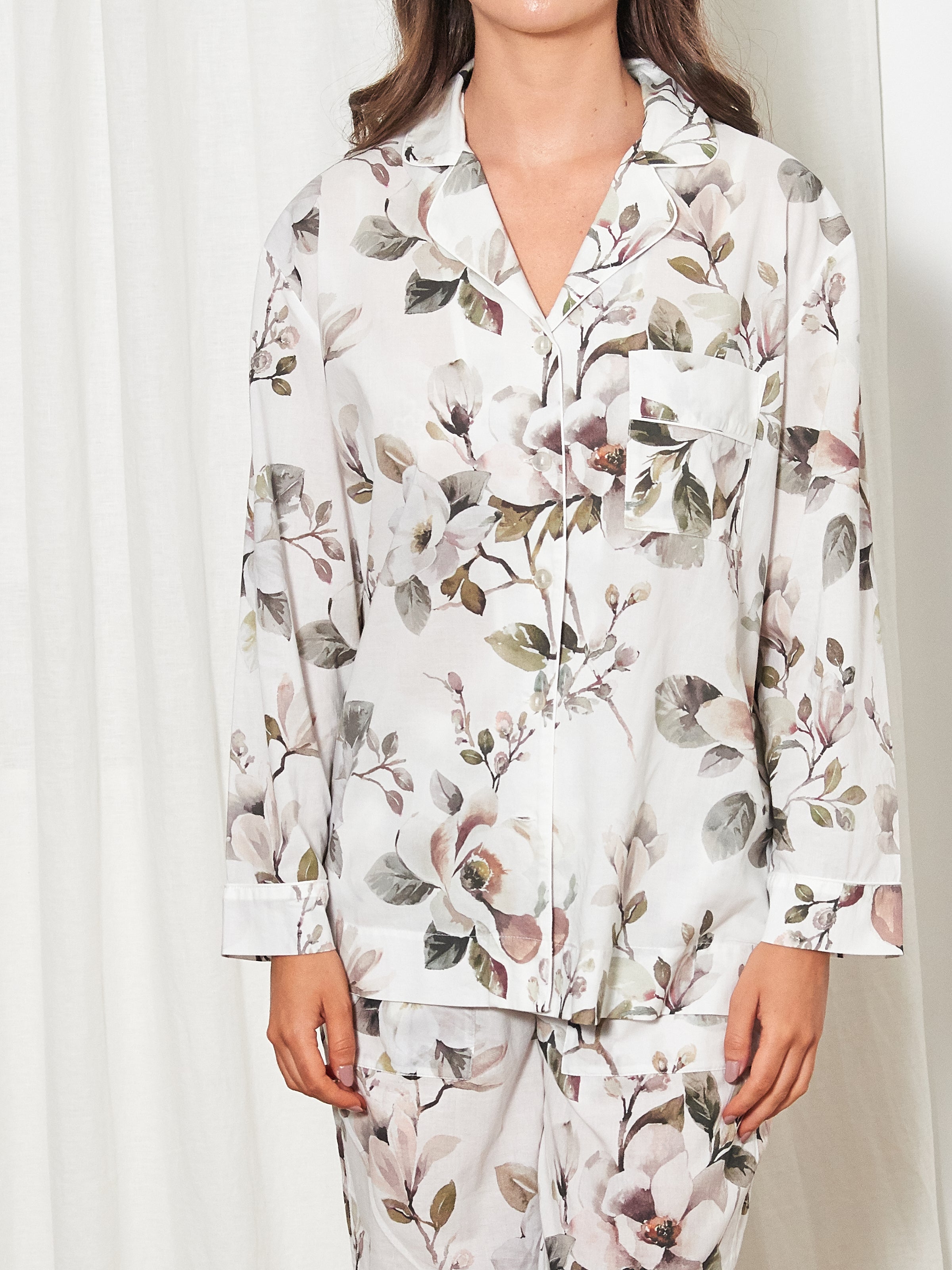 Magnolia PJ Shirt | Floral-3