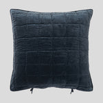 Maison Velvet European Pillowcase | Midnight-1