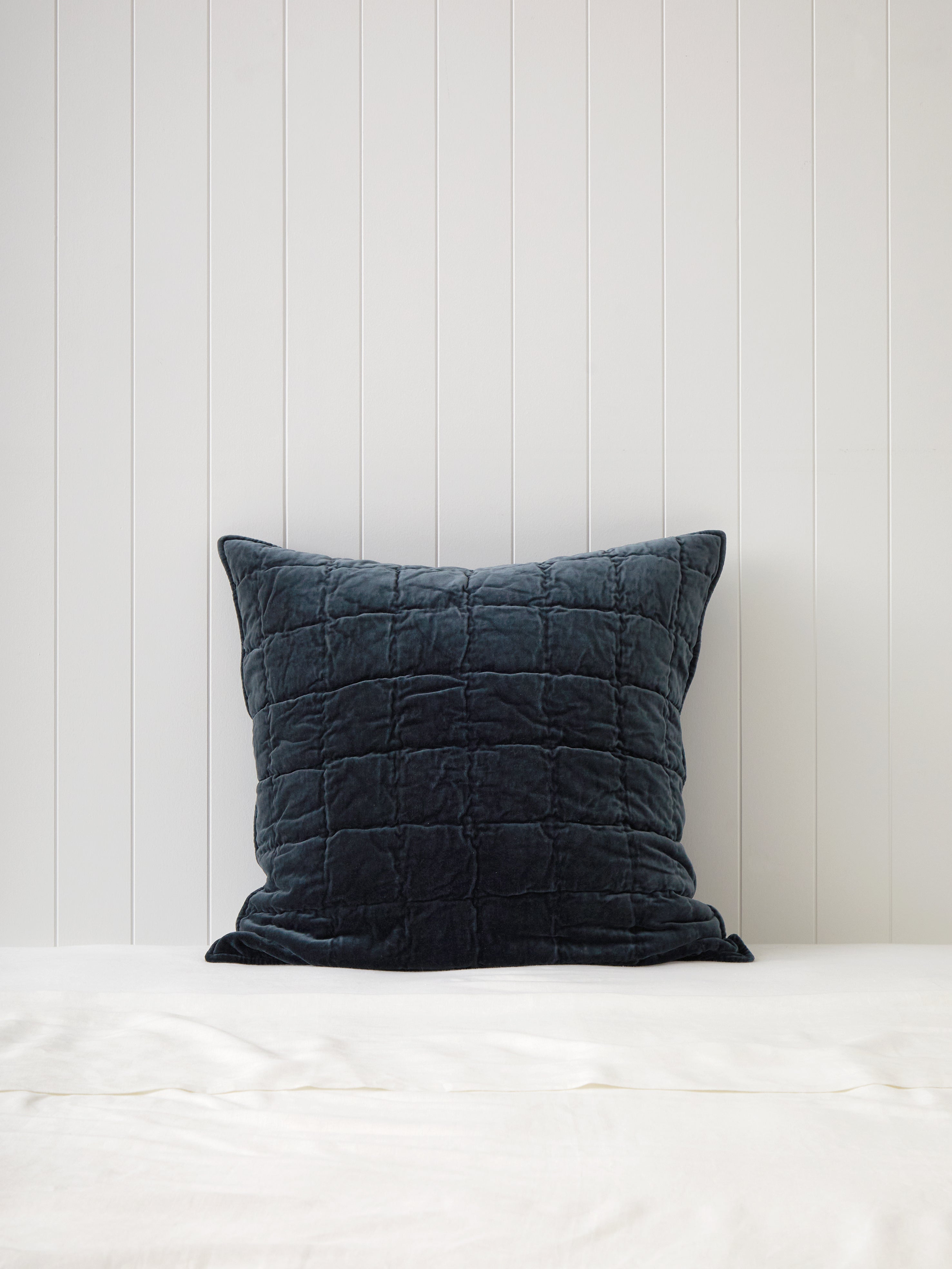 Maison Velvet European Pillowcase | Midnight-1