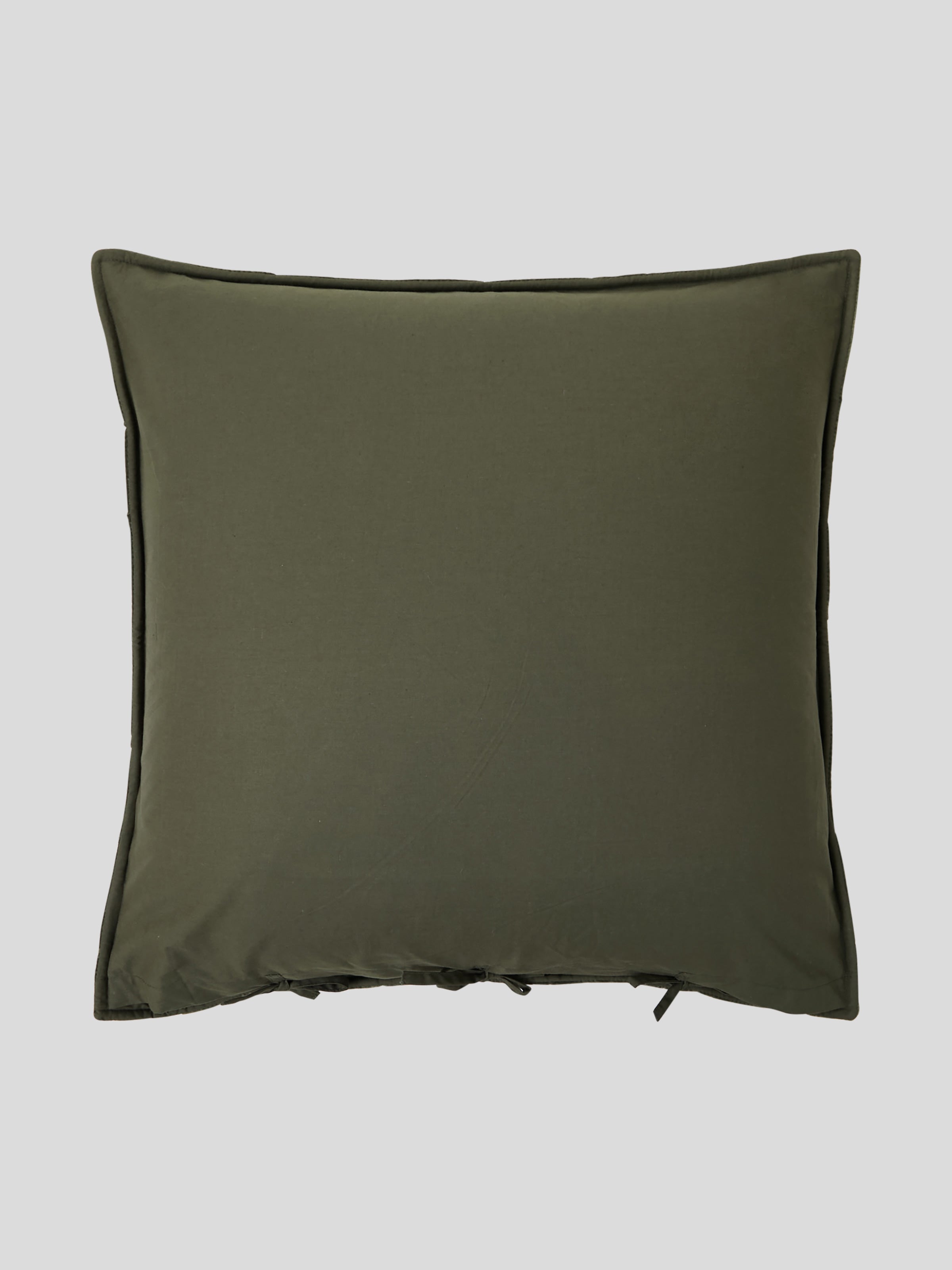 Maison Velvet European Pillowcase | Olive-3