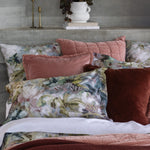 Maison Velvet European Pillowcase | Rose-2