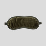 Maison Velvet Eye Mask | Olive-1