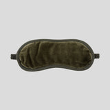Maison Velvet Eye Mask | Olive-1