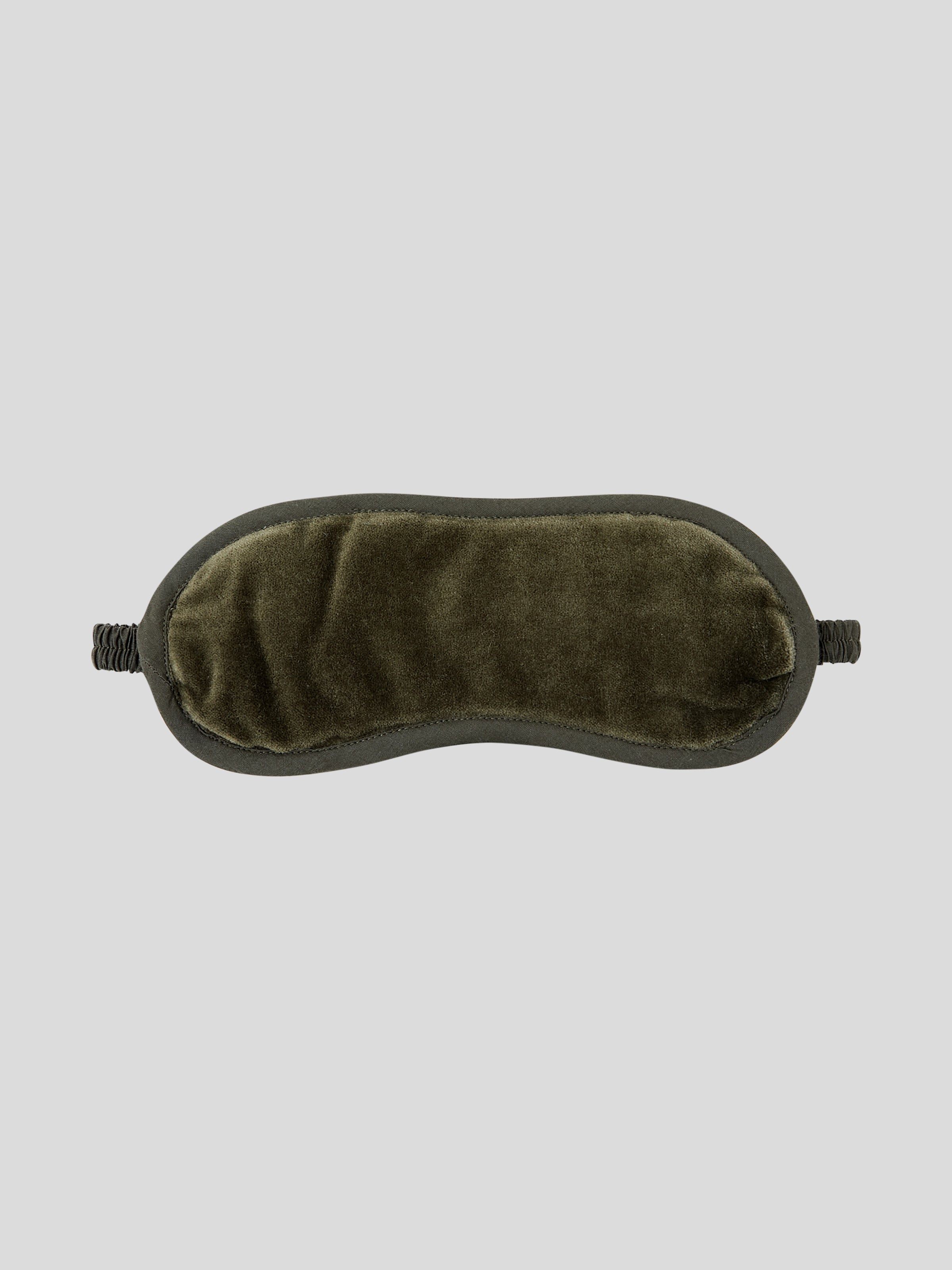 Maison Velvet Eye Mask | Olive-1