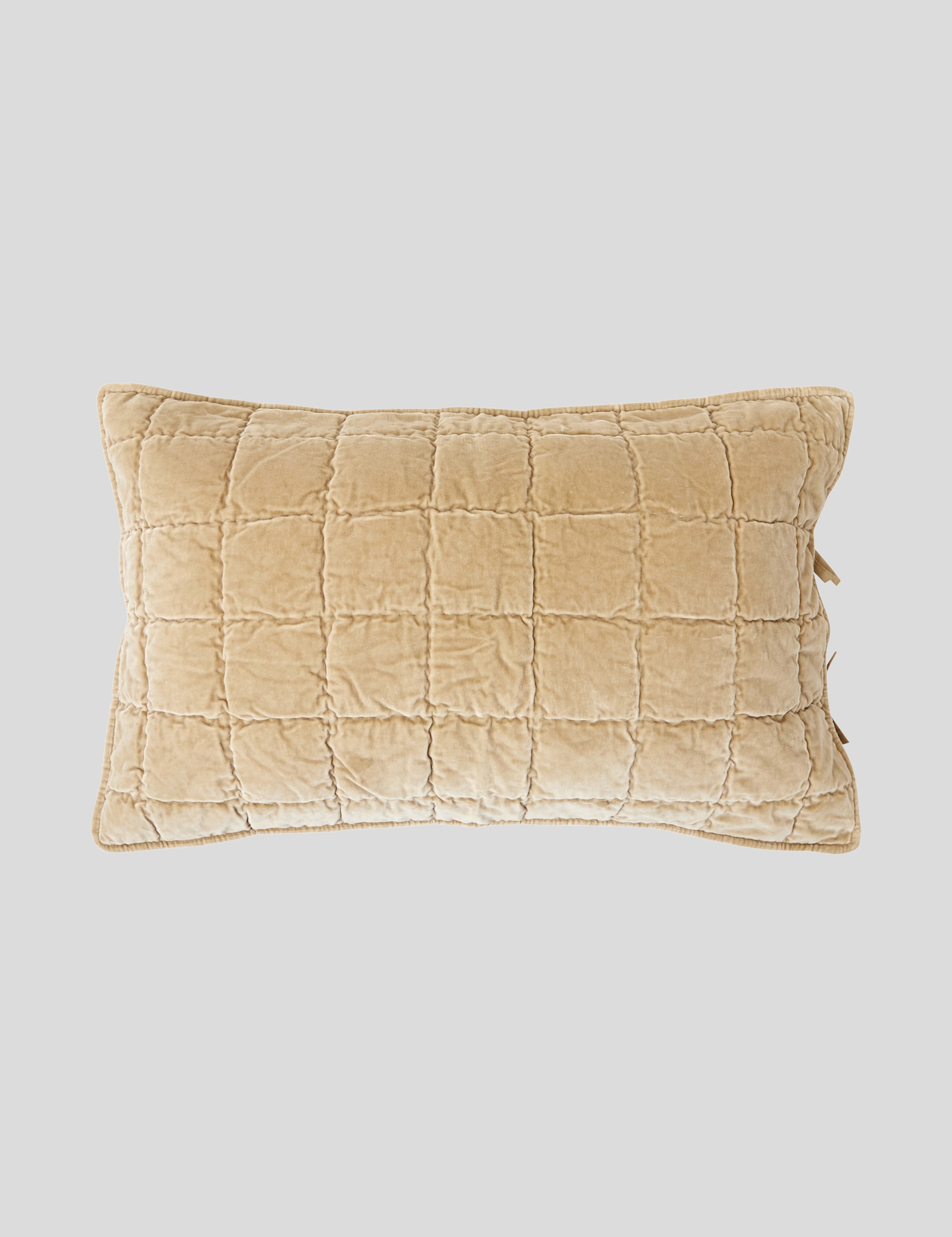 Maison Velvet Standard Pillowcase | Caramel-1