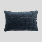 Maison Velvet Standard Pillowcase | Midnight-1