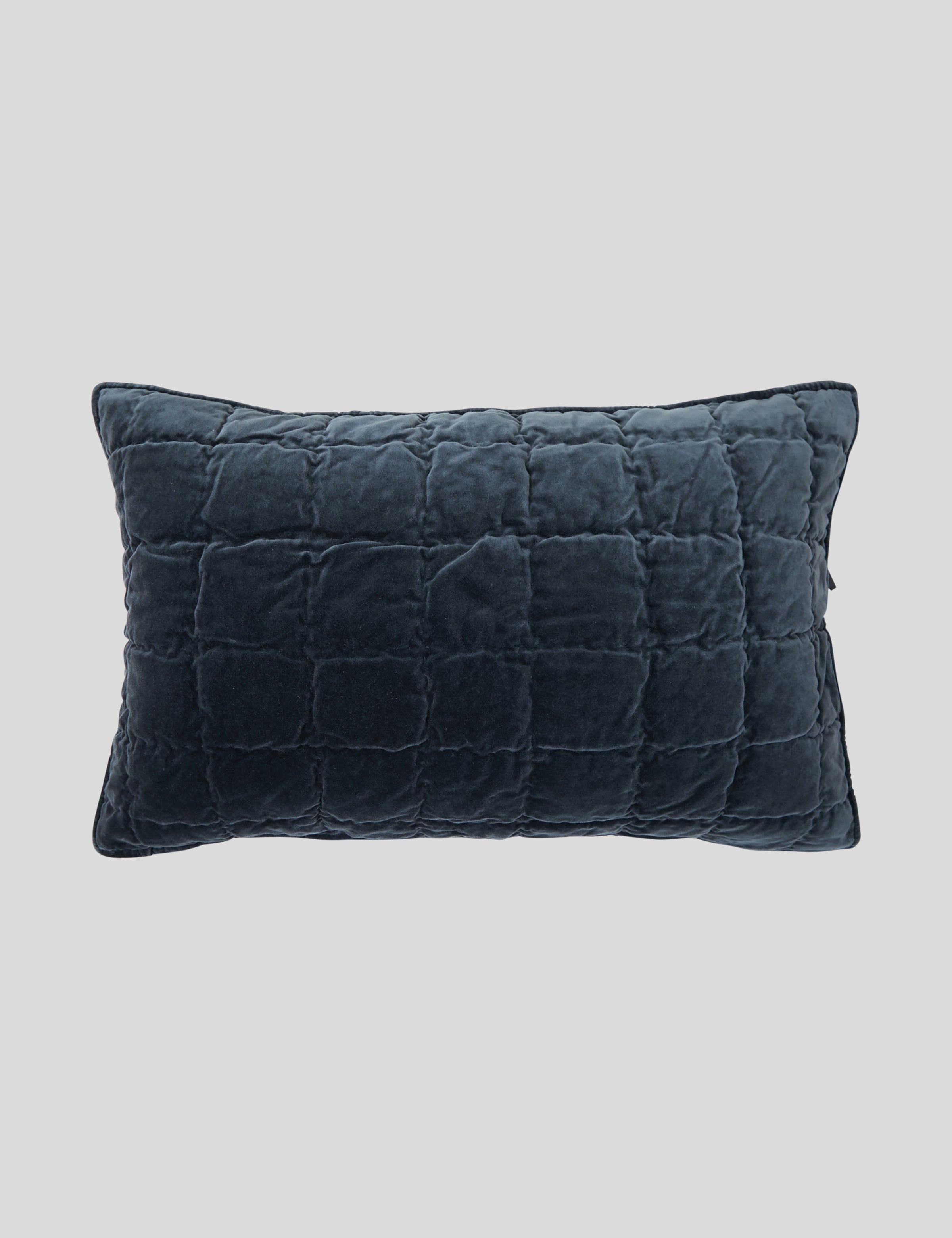 Maison Velvet Standard Pillowcase | Midnight-1