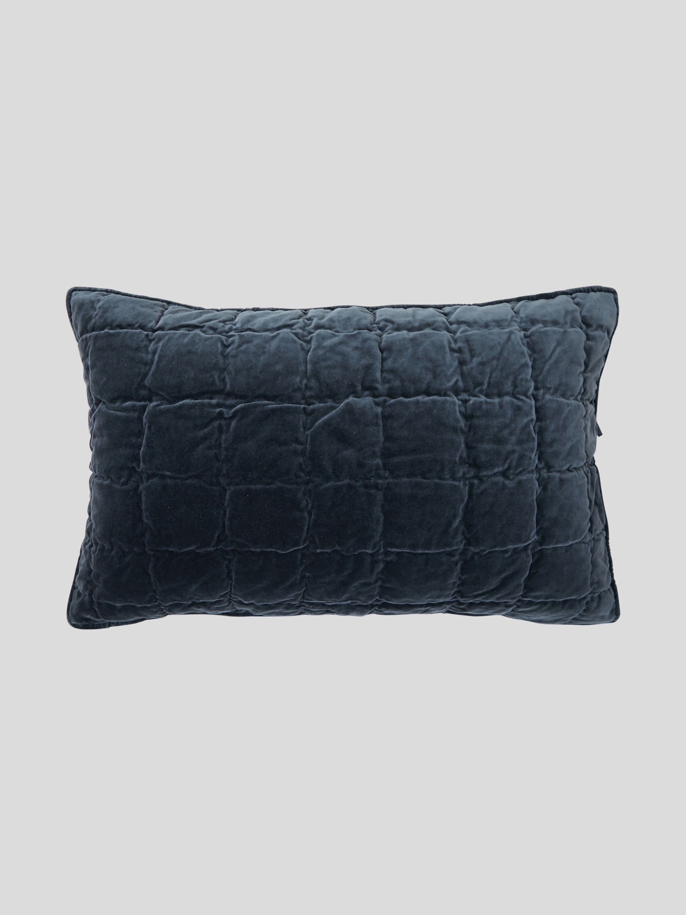 Maison Velvet Standard Pillowcase | Midnight-1
