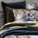 Maison Velvet Standard Pillowcase | Olive-2