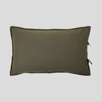 Maison Velvet Standard Pillowcase | Olive-3